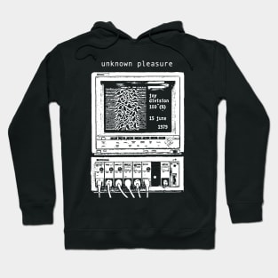 Unknoown Pleasure macine joy division band design Hoodie